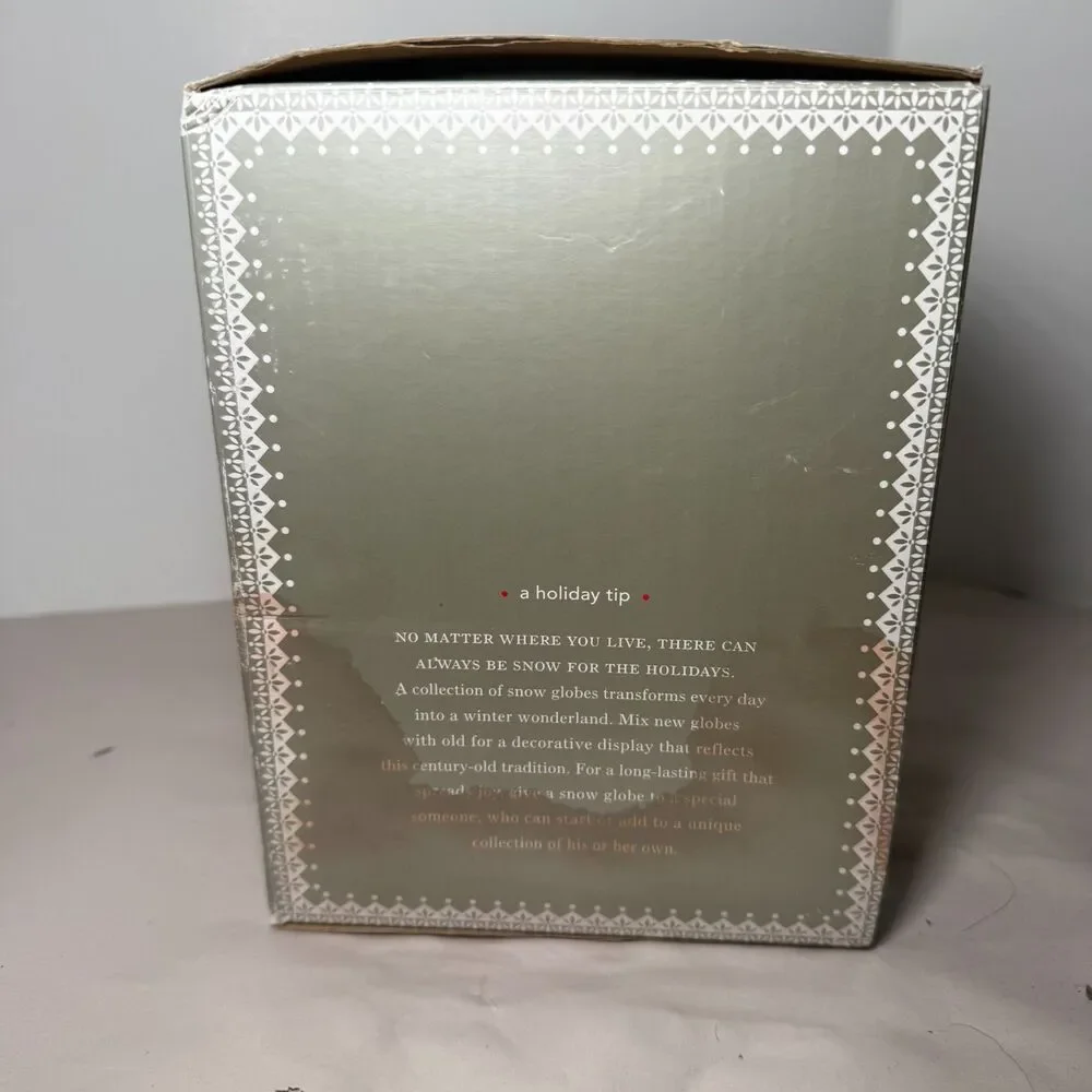 Martha Stewart SnowGlobe for Kmart O Tannenbaum‎ New Old Stock Holiday